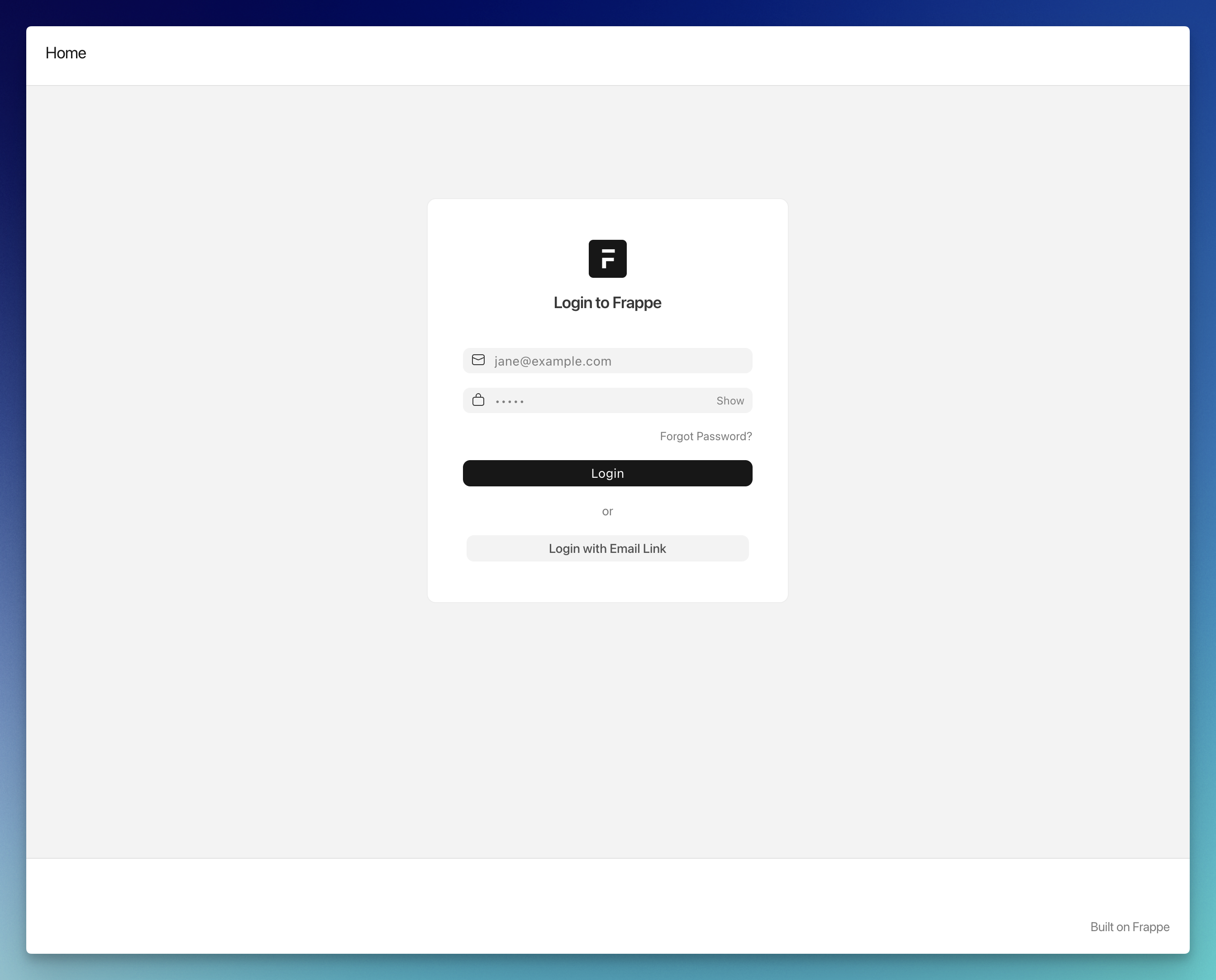 Frappe Site Running through Codespace